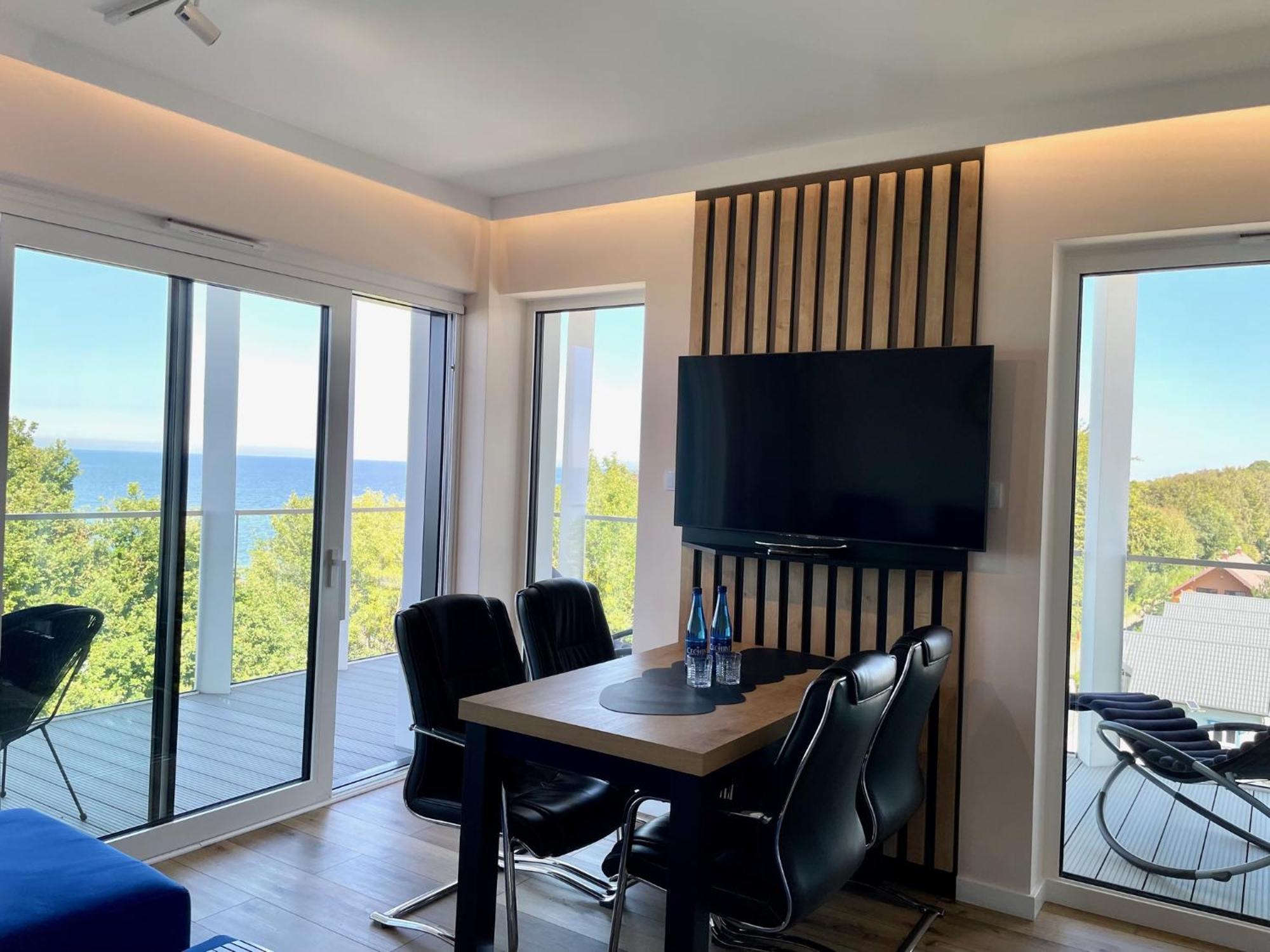 Perlowa Przystan - Apartamenty Komfort Widok Na Morze, Parking Sianozety Esterno foto