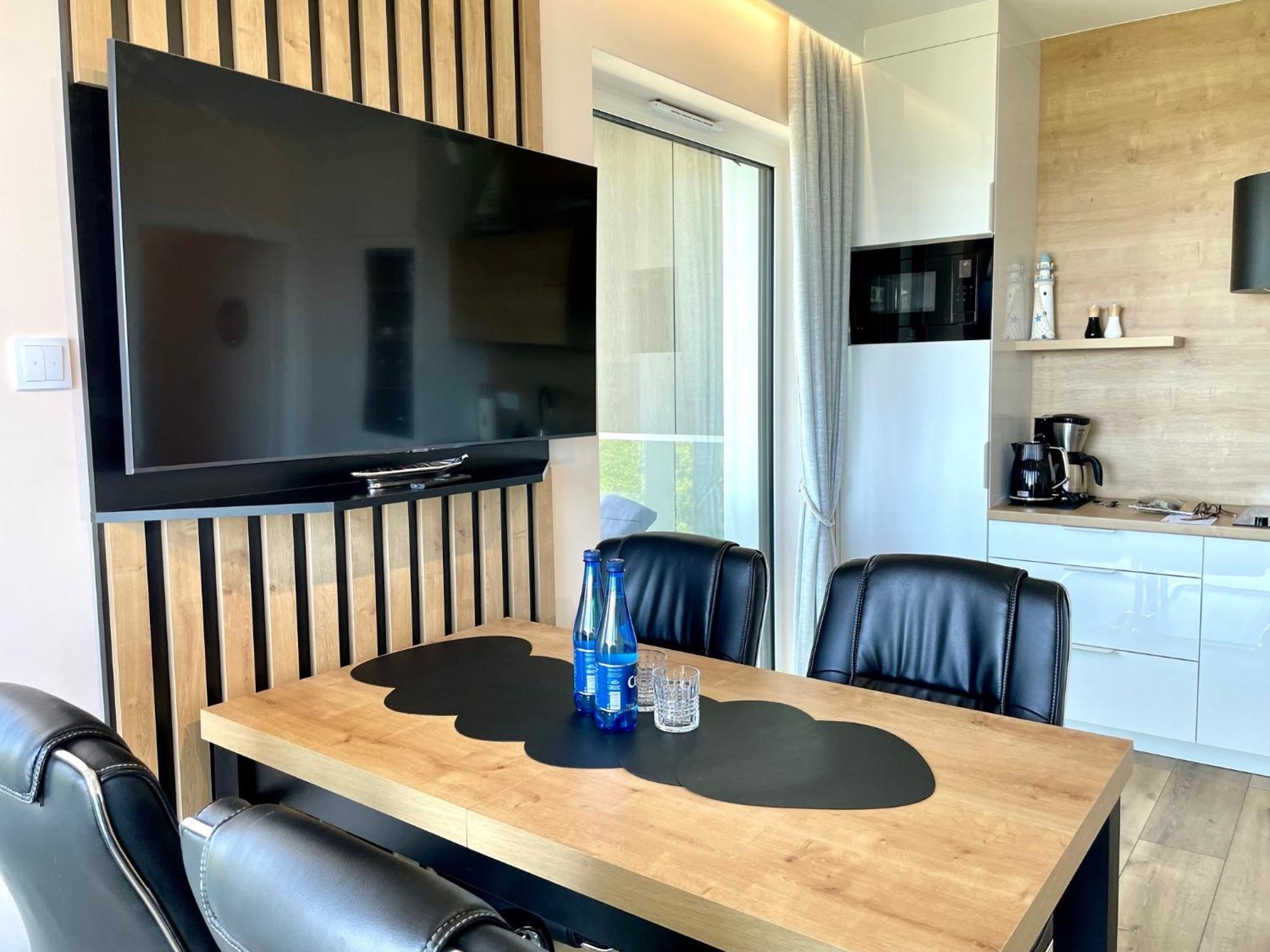 Perlowa Przystan - Apartamenty Komfort Widok Na Morze, Parking Sianozety Esterno foto