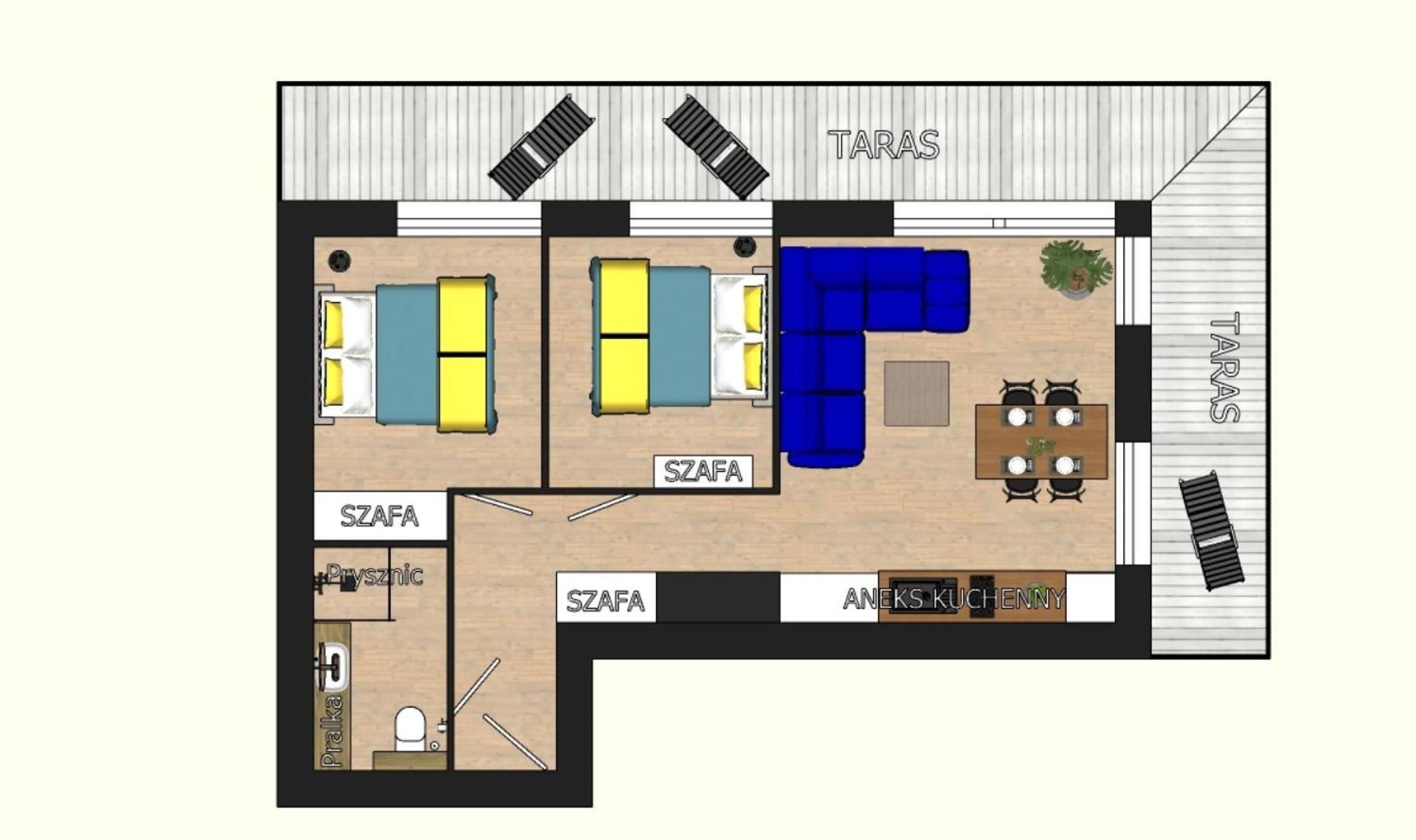 Perlowa Przystan - Apartamenty Komfort Widok Na Morze, Parking Sianozety Esterno foto